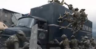 skitters attack truck