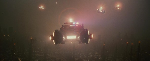 Blader Runner car over LA