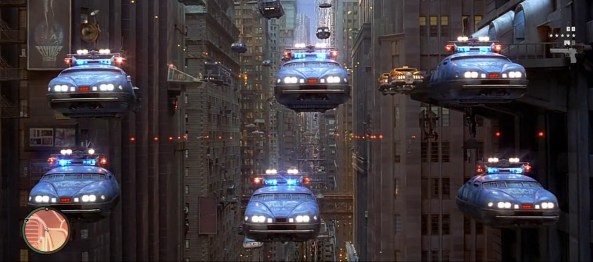 Fifth Element flying police cars