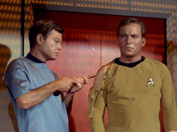 James Kirk in Naked Time