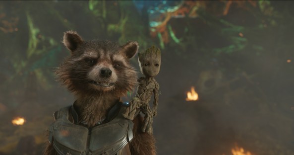 Rocket and baby Groot