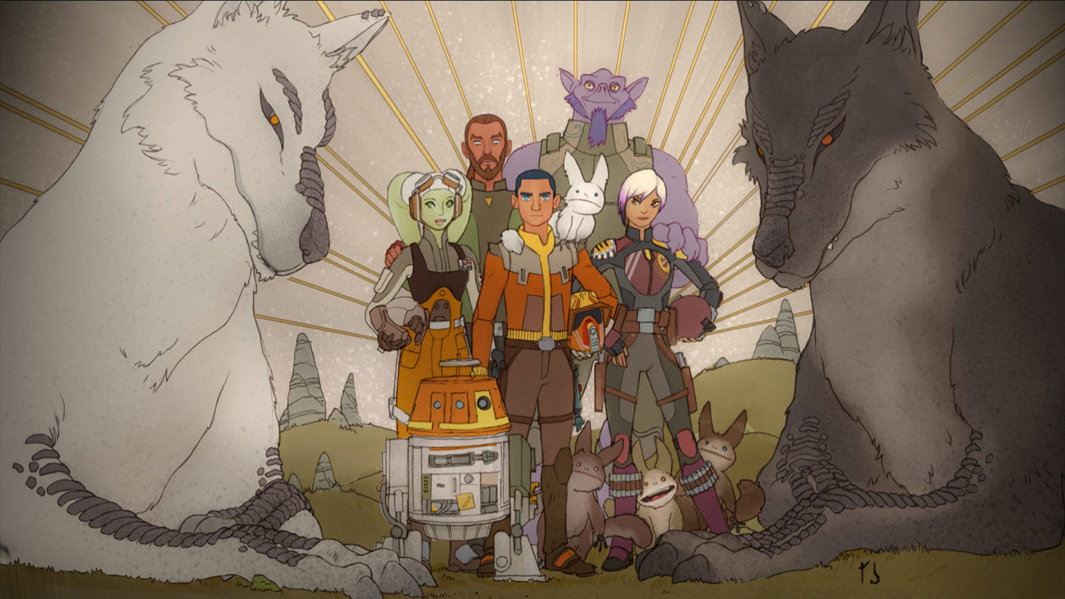 Star Wars rebels mural