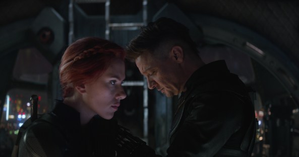 black widow and hawkeye