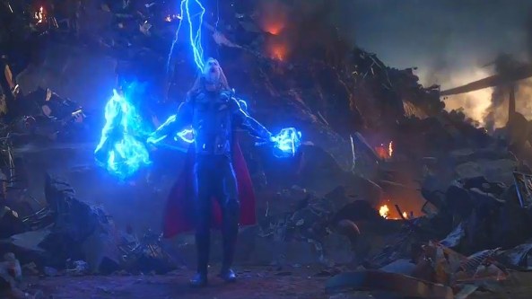 Thor with two hammers