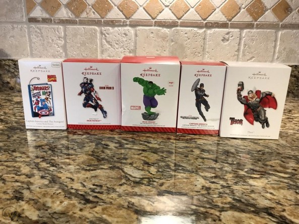 marvel hallmark ornaments